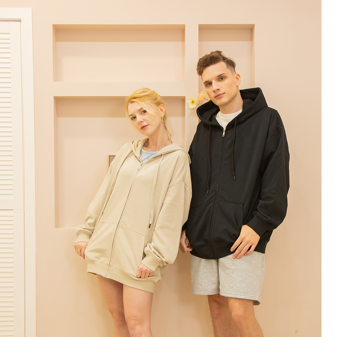 連帽拉鍊外套客製展示2